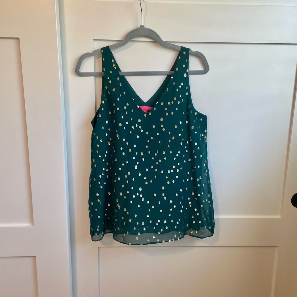 🌸Lilly Pulitzer Florin sleeveless vneck tank🌸